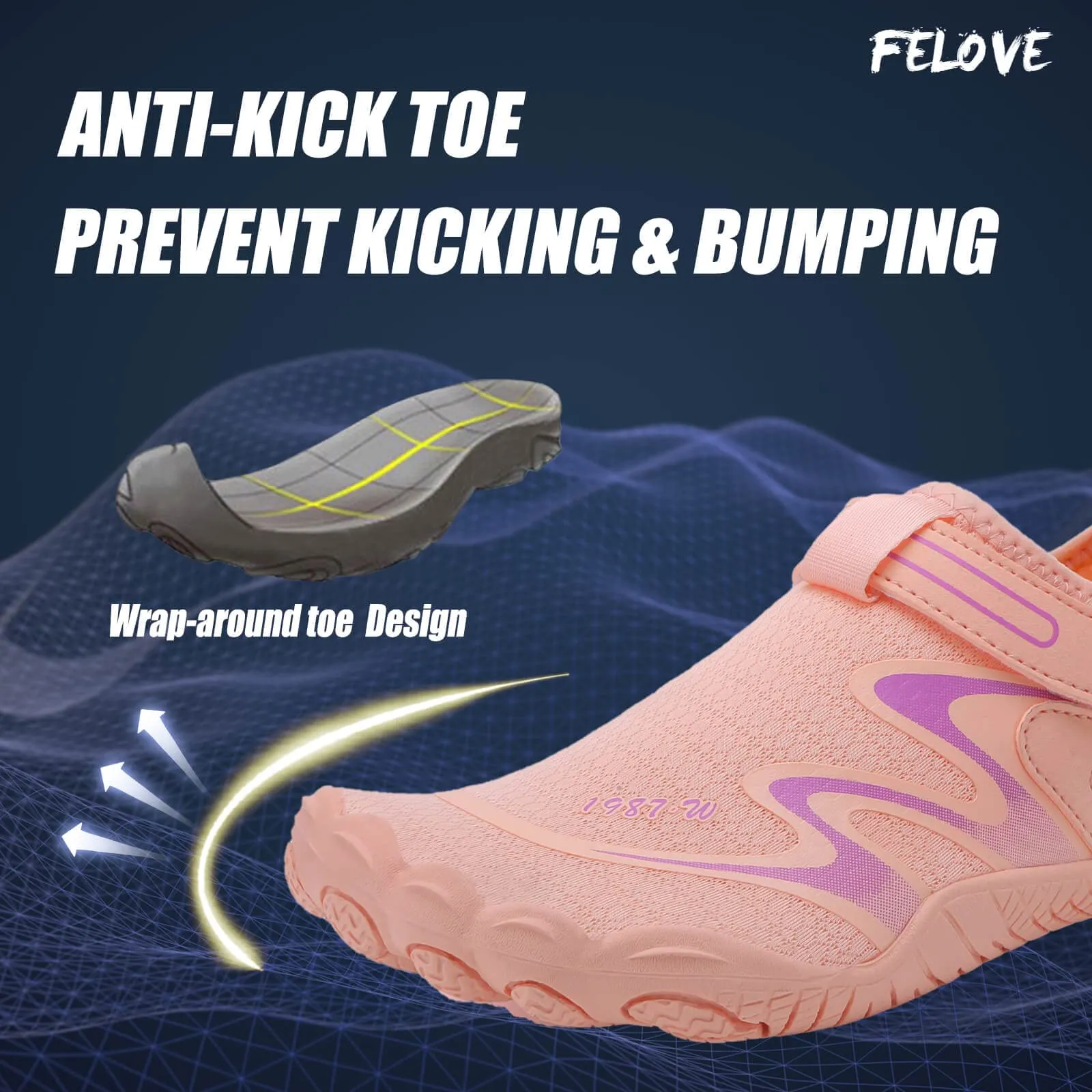 Lightweight Non Slip Breathable Wading Shoes