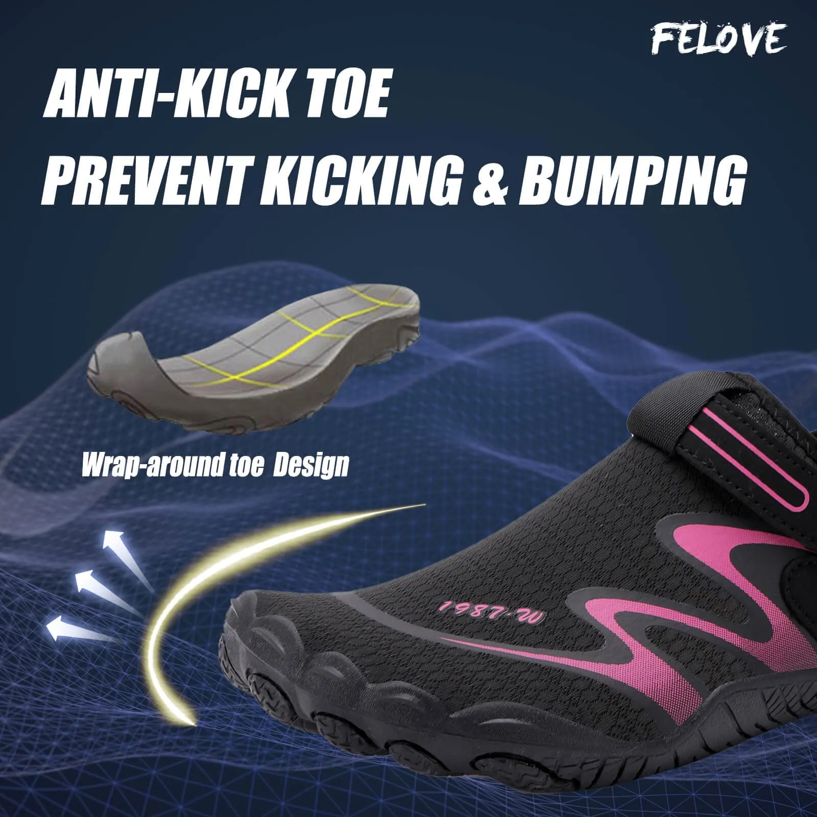 Lightweight Non Slip Breathable Wading Shoes