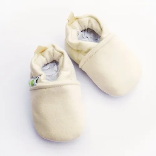 Little Pitterpat Natural Fleece All Fabric Soft Sole Shoes