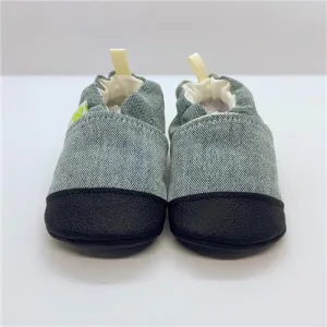 Maya Wrap x Little Pitterpat Non-Slip Infant Shoes - Teal Chambray