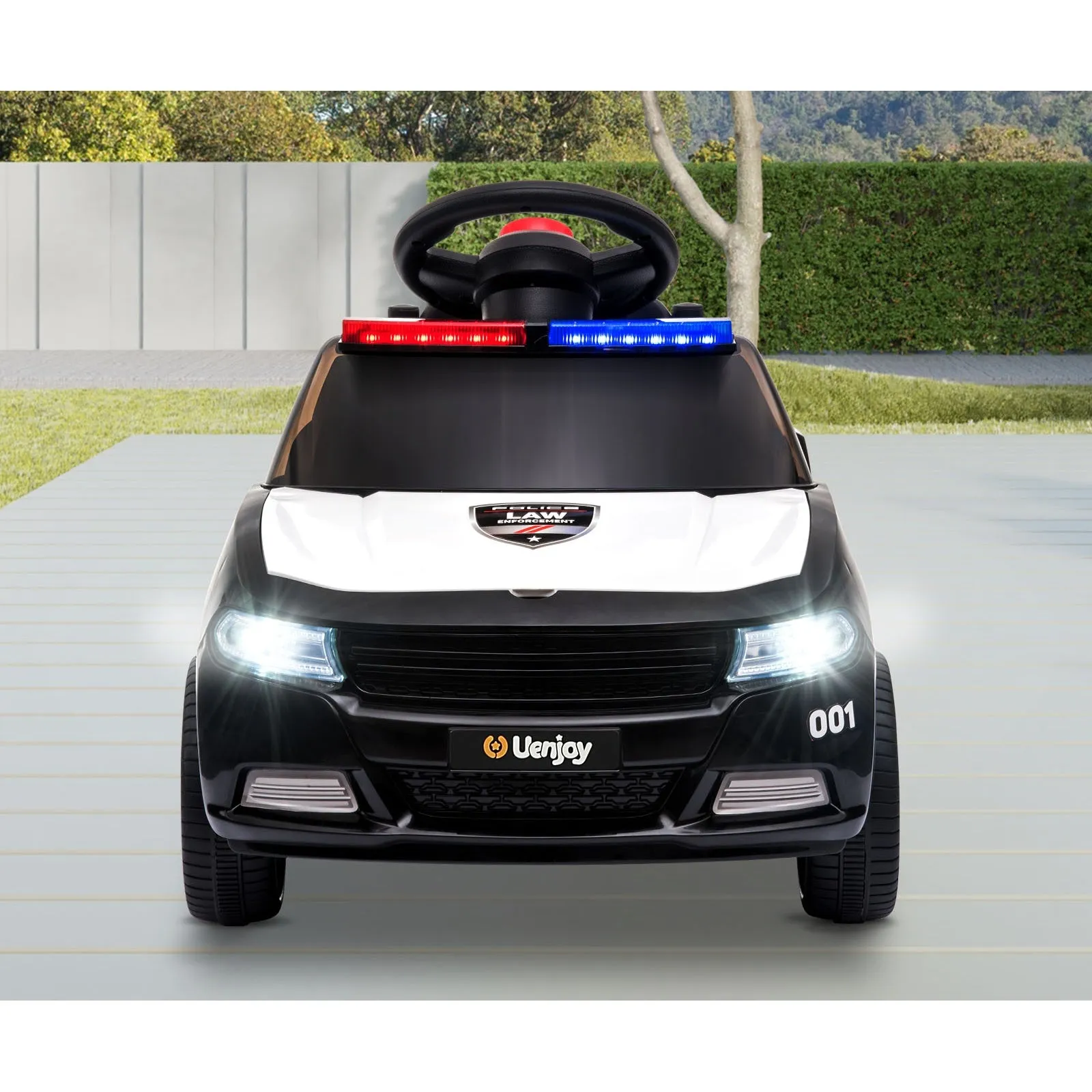 Mazam Kids Ride On Car Electric Toys Inspired Patrol Police Gift for Toddlers