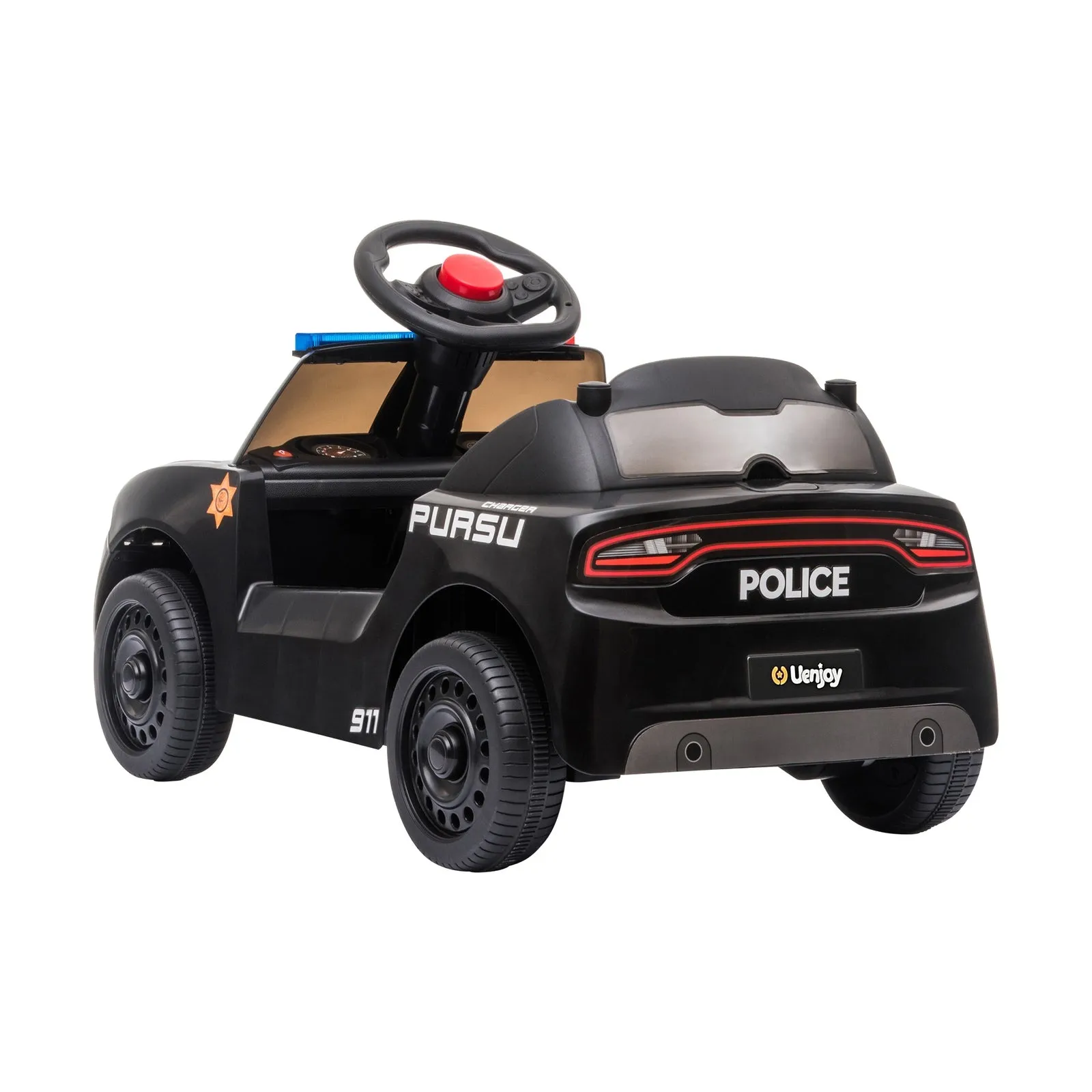 Mazam Kids Ride On Car Electric Toys Inspired Patrol Police Gift for Toddlers