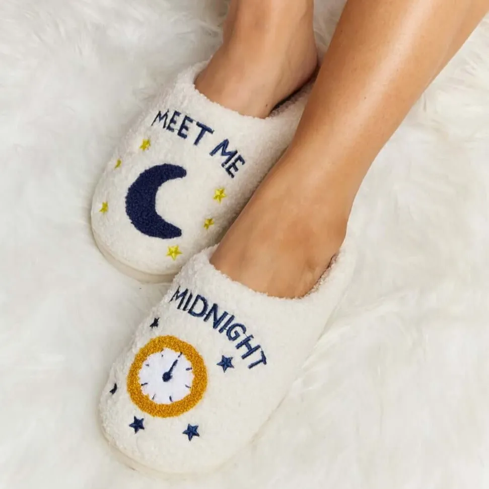 Meet Me At Midnight Slippers Taylor Swift Slippers Cozy Slippers for Women