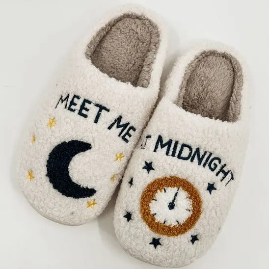 Meet Me At Midnight Slippers Taylor Swift Slippers Cozy Slippers for Women