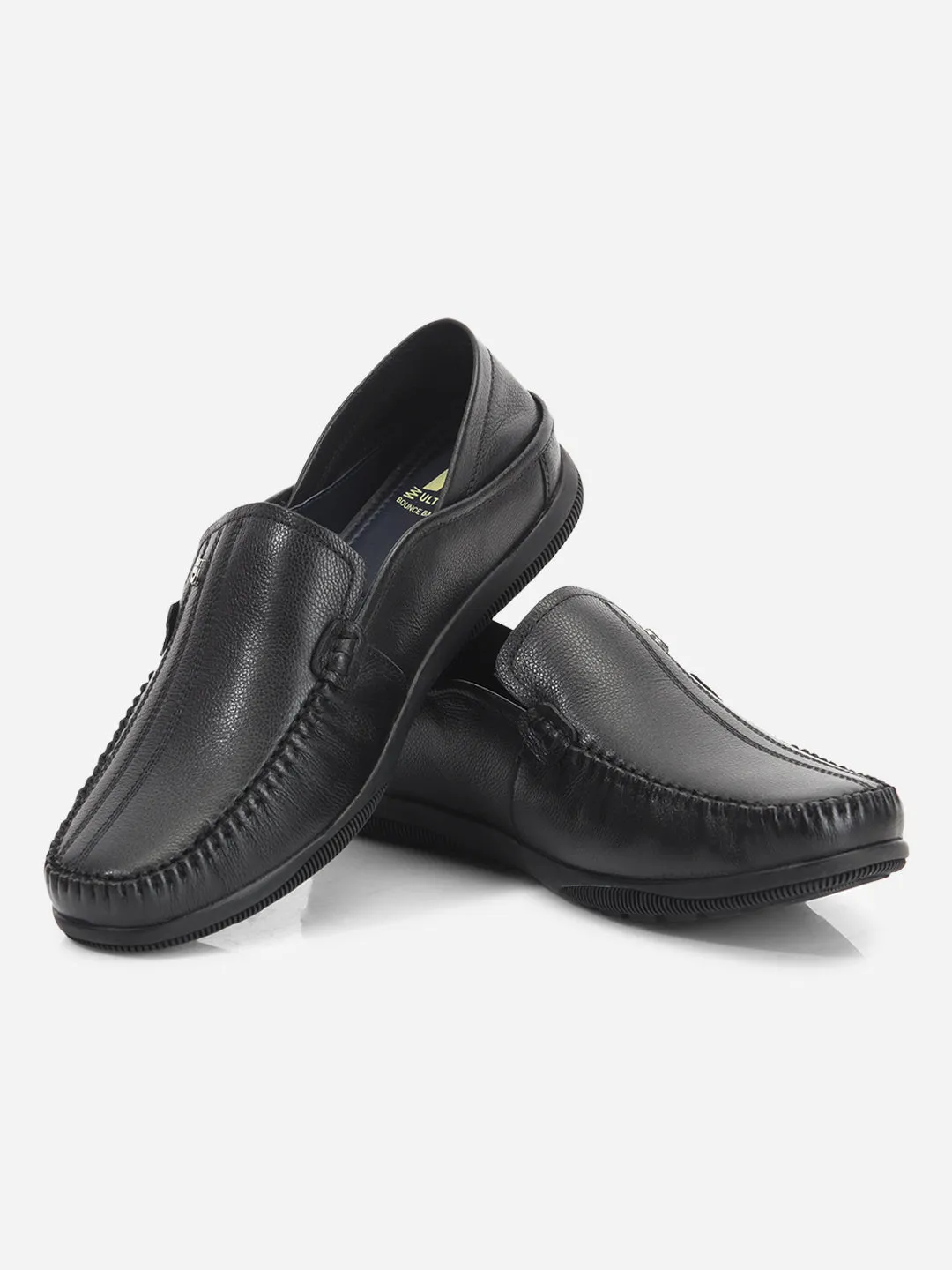 Men's Black Round Toe Casual Slip (ID1159)