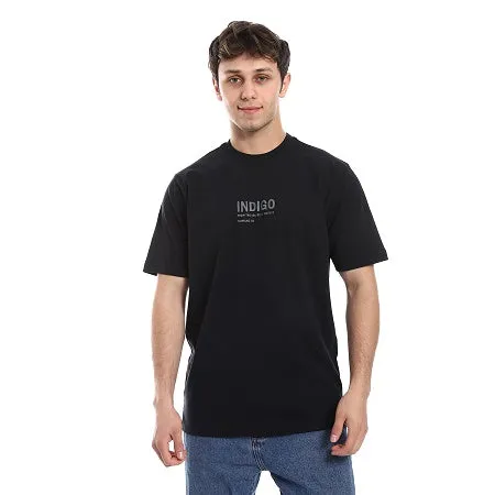 Men's Cotton T-Shirt - Classic and Comfortable Casual Tee - Black