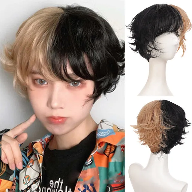 Men's Fluffy Handsome wig