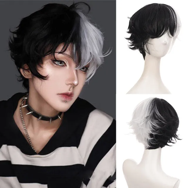 Men's Fluffy Handsome wig