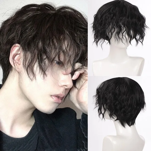 Men's Fluffy Handsome wig