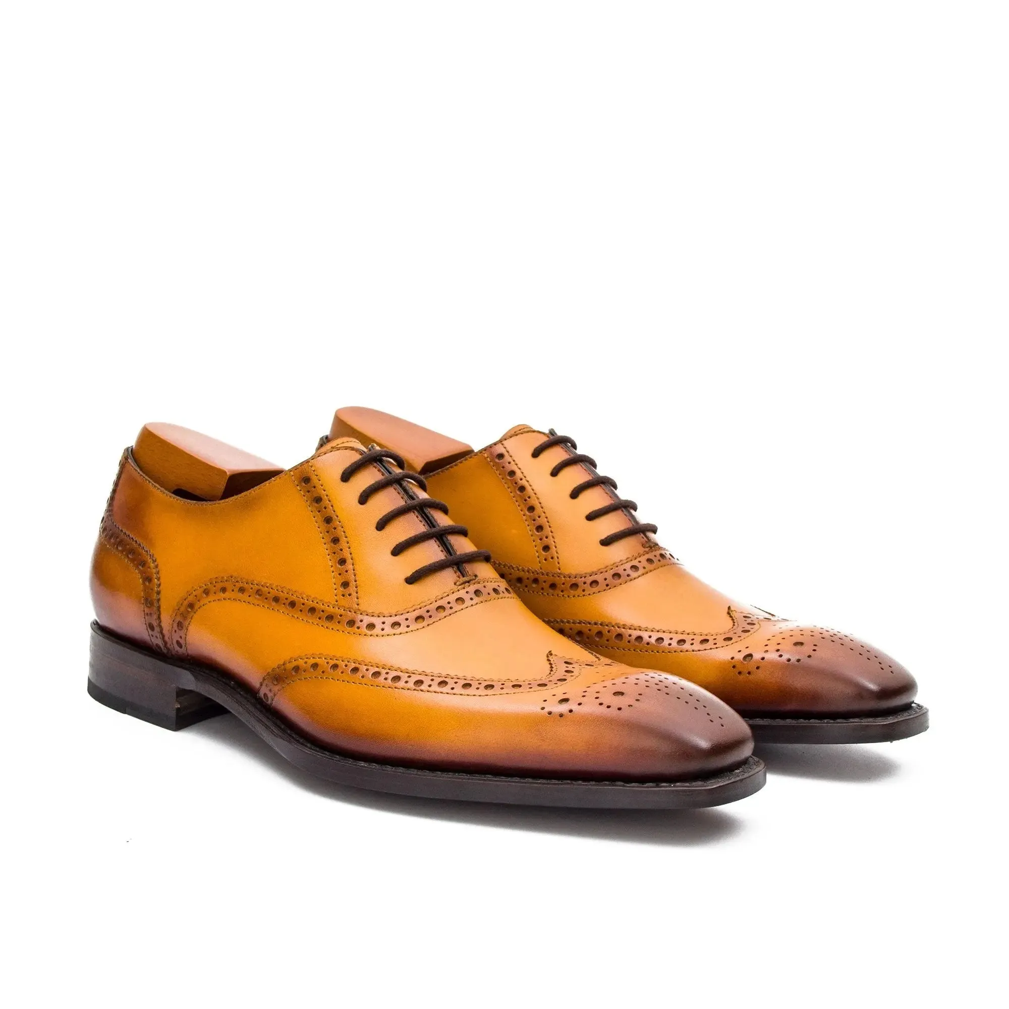 Men's Goodyear Welted BrogueS Wingtip Oxford Shoes