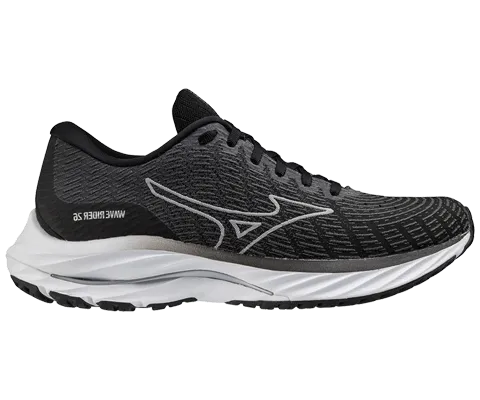 Mizuno Wave Rider 26 SSW (W) - Womens - Black/White/Dark Shadow