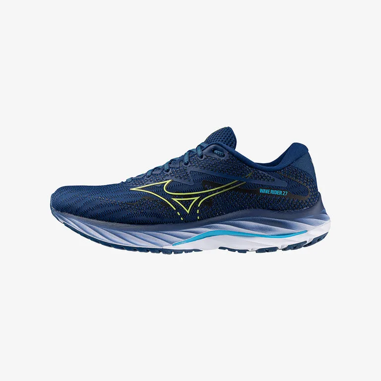 MIZUNO WAVE RIDER 27 - MEN - NAVY PEONY