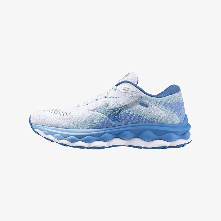 MIZUNO WAVE SKY 7 - WOMENS - WHITE MARINA