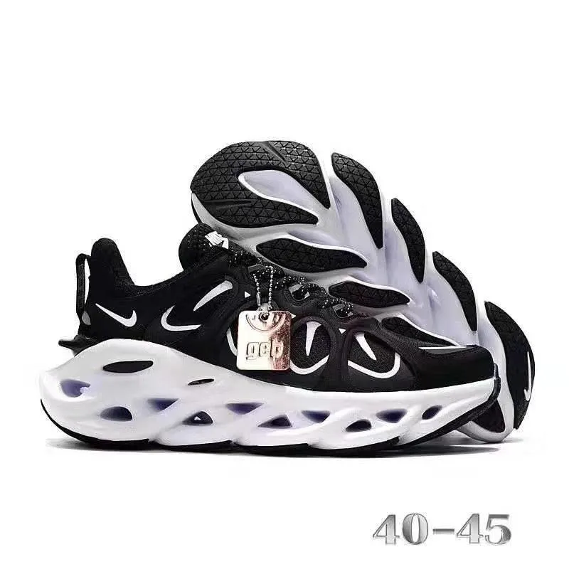 NAM 2019 Men Running Black and White Sneakers