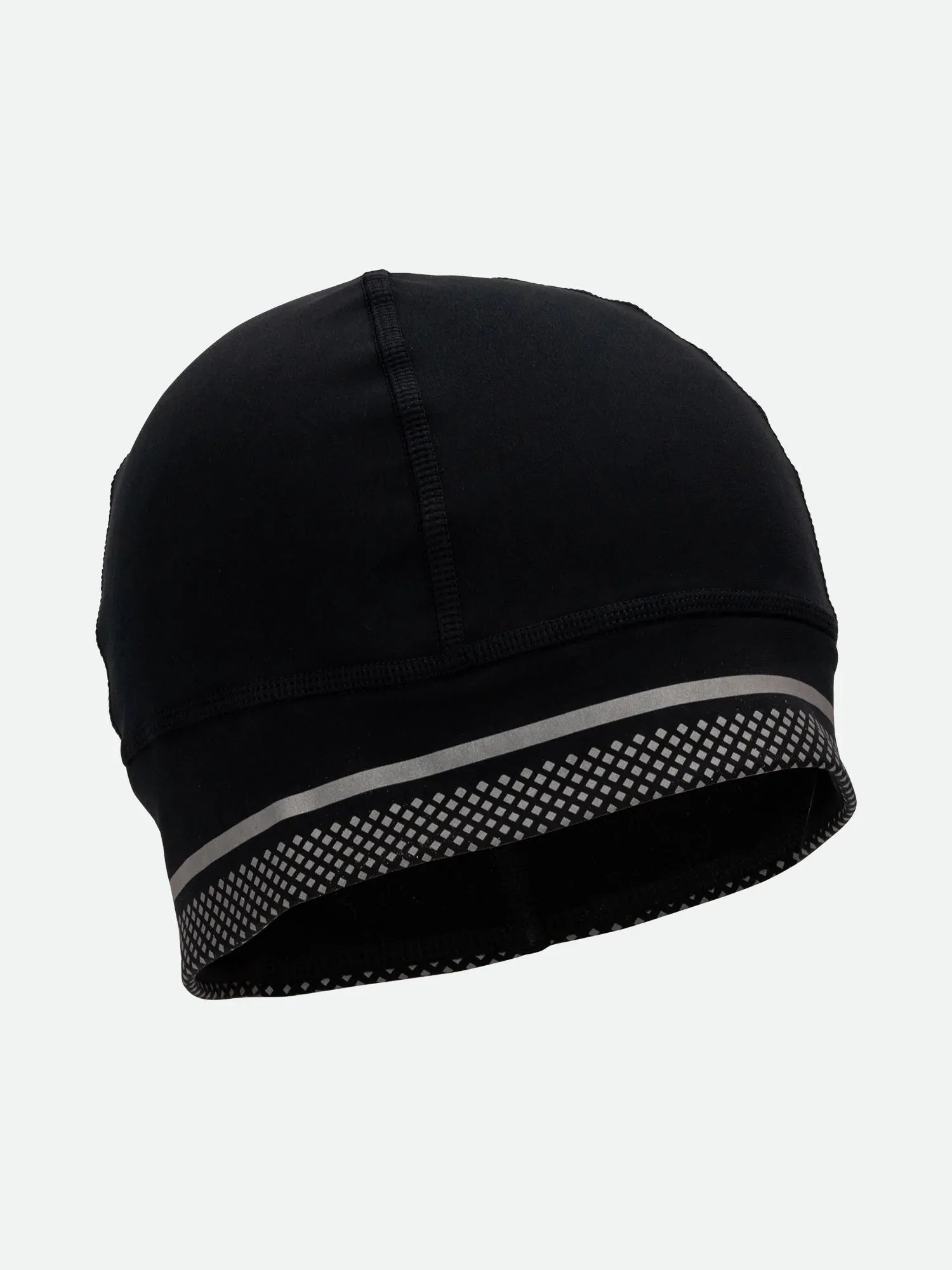 Nathan | HyperNight Reflective Beanie | Black/Geo