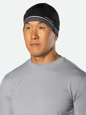 Nathan | HyperNight Reflective Beanie | Black/Geo