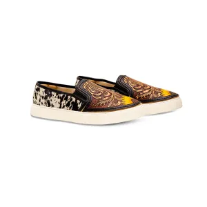 Nehard Western Hand-Tooled Sneakers