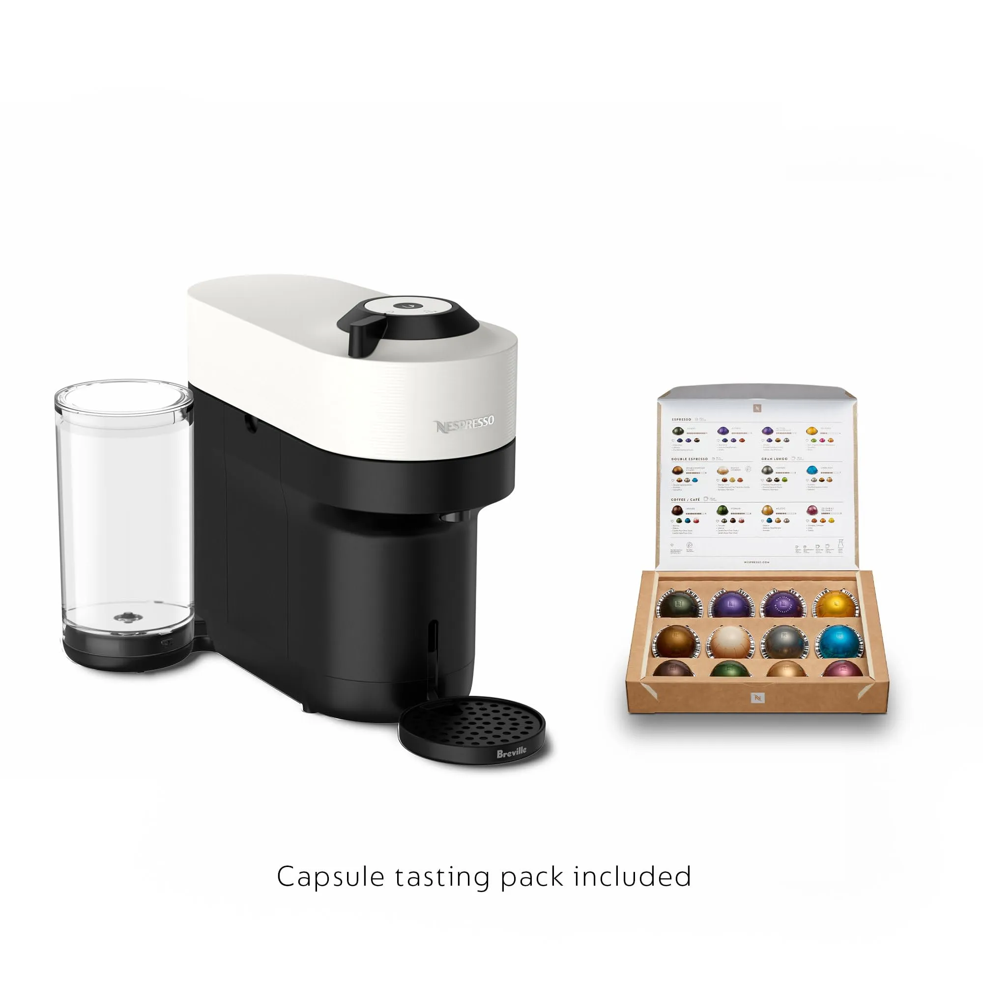 Nespresso Vertuo Pop  Coffee and Espresso Machine by Breville.