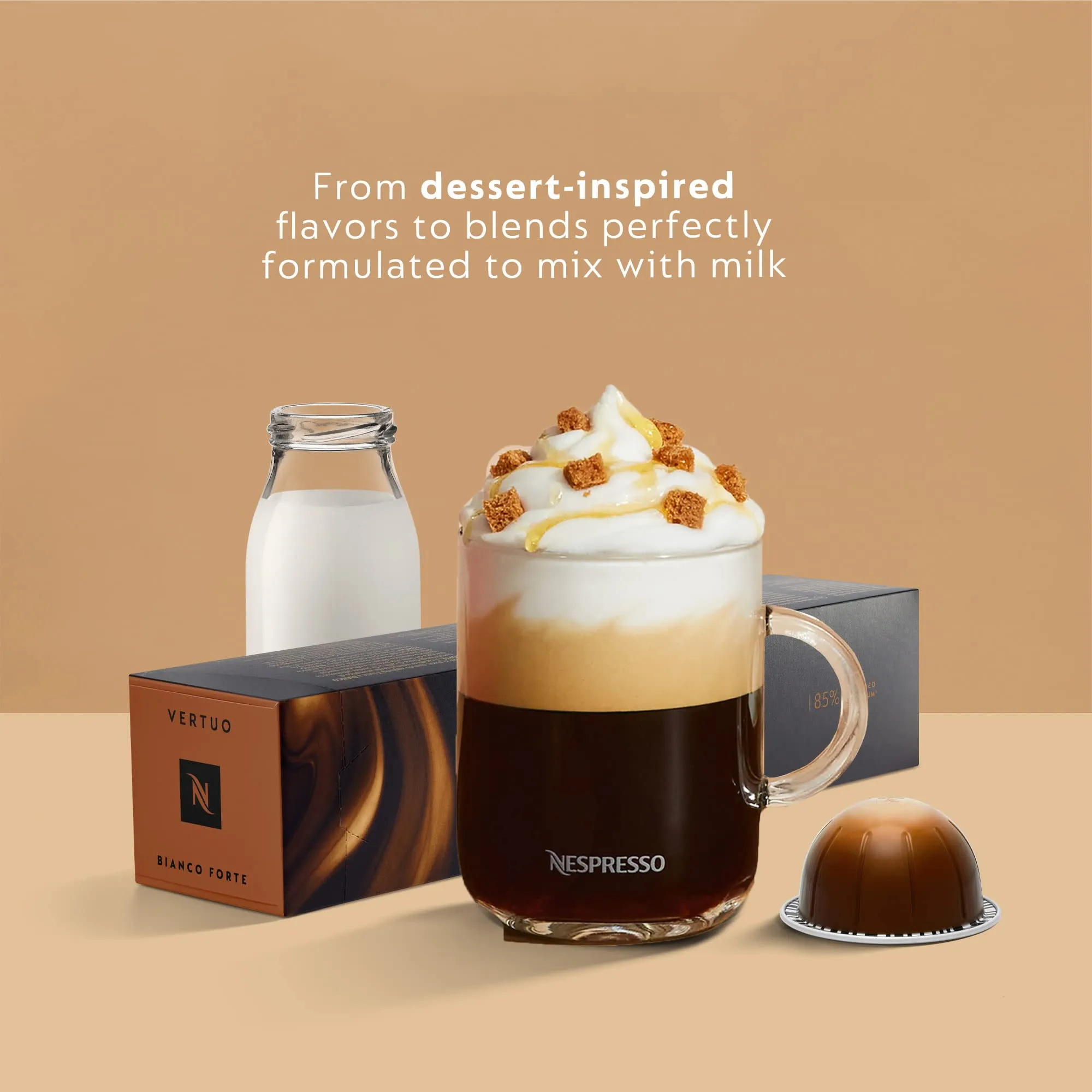 Nespresso Vertuo Pop  Coffee and Espresso Machine by Breville.