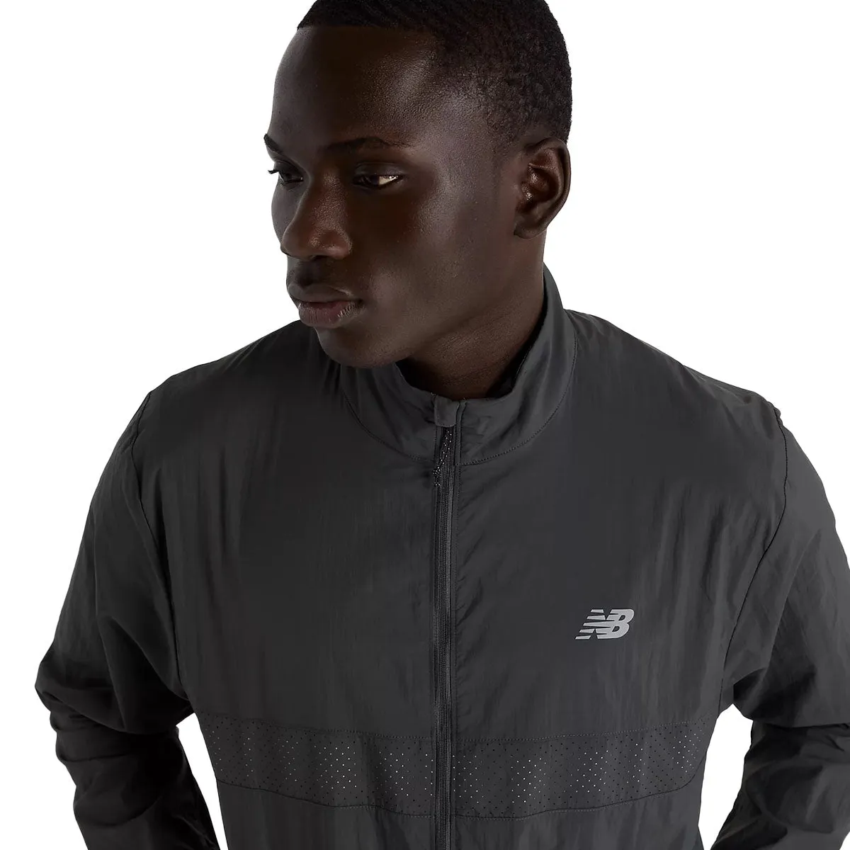 New Balance Athletics Reflective Packable Mens Jacket