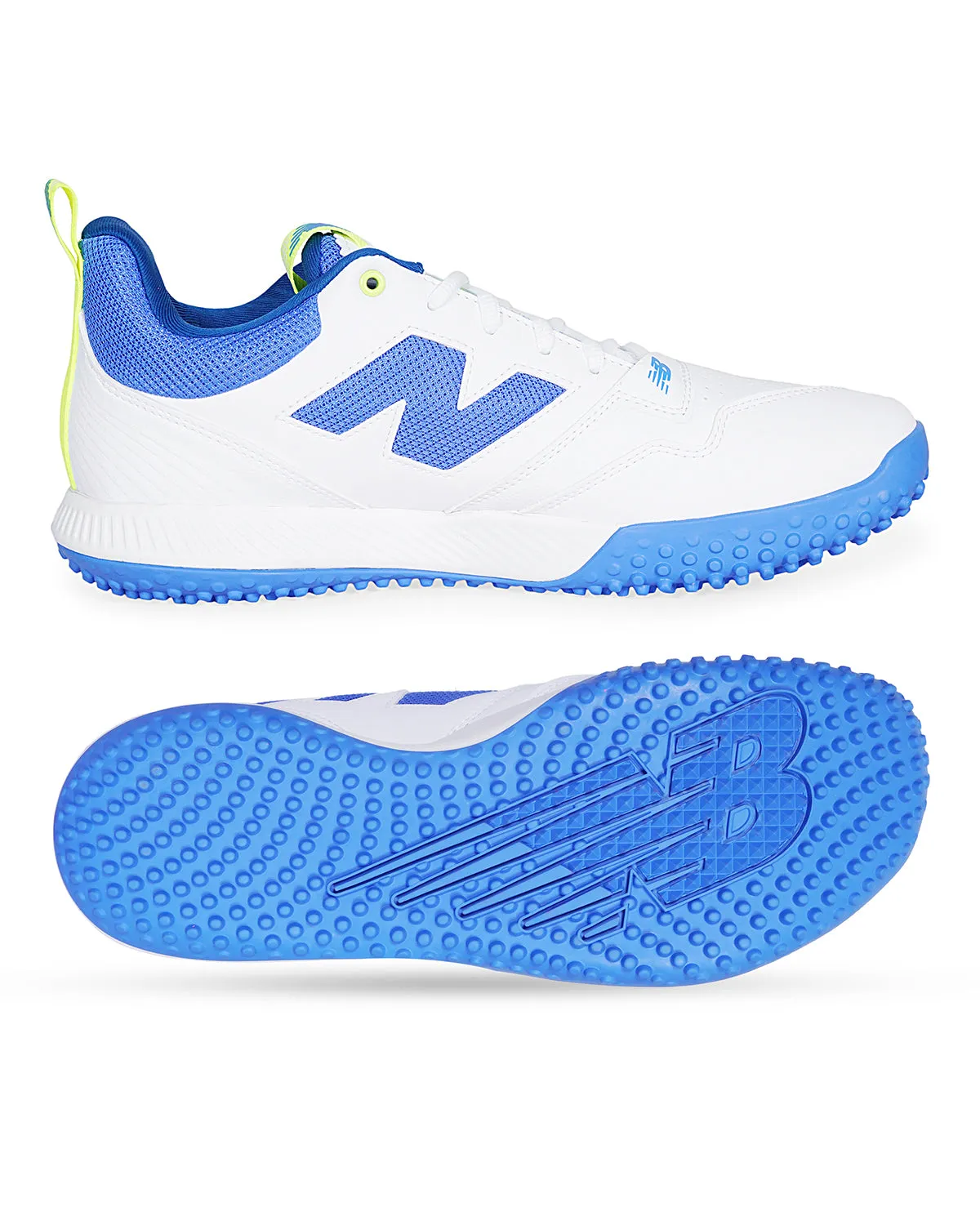 New Balance CK4020 R5 - Rubber Cricket Shoes - White/Blue