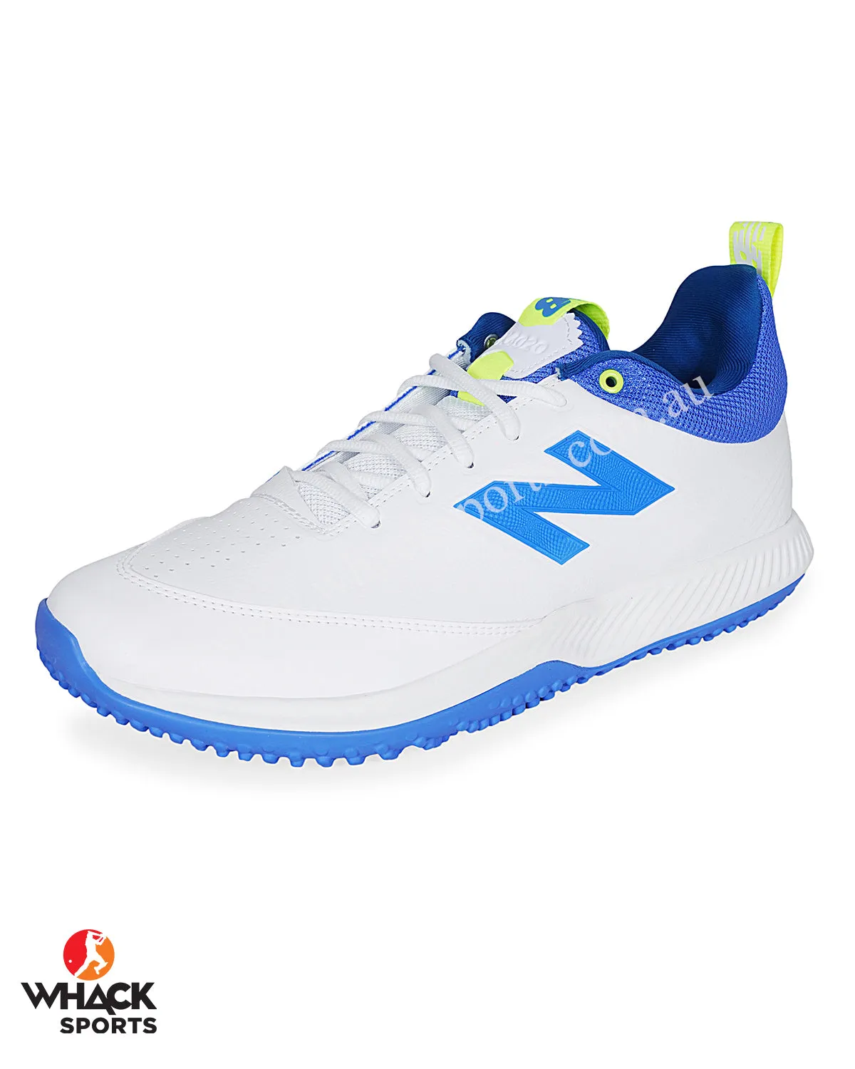 New Balance CK4020 R5 - Rubber Cricket Shoes - White/Blue