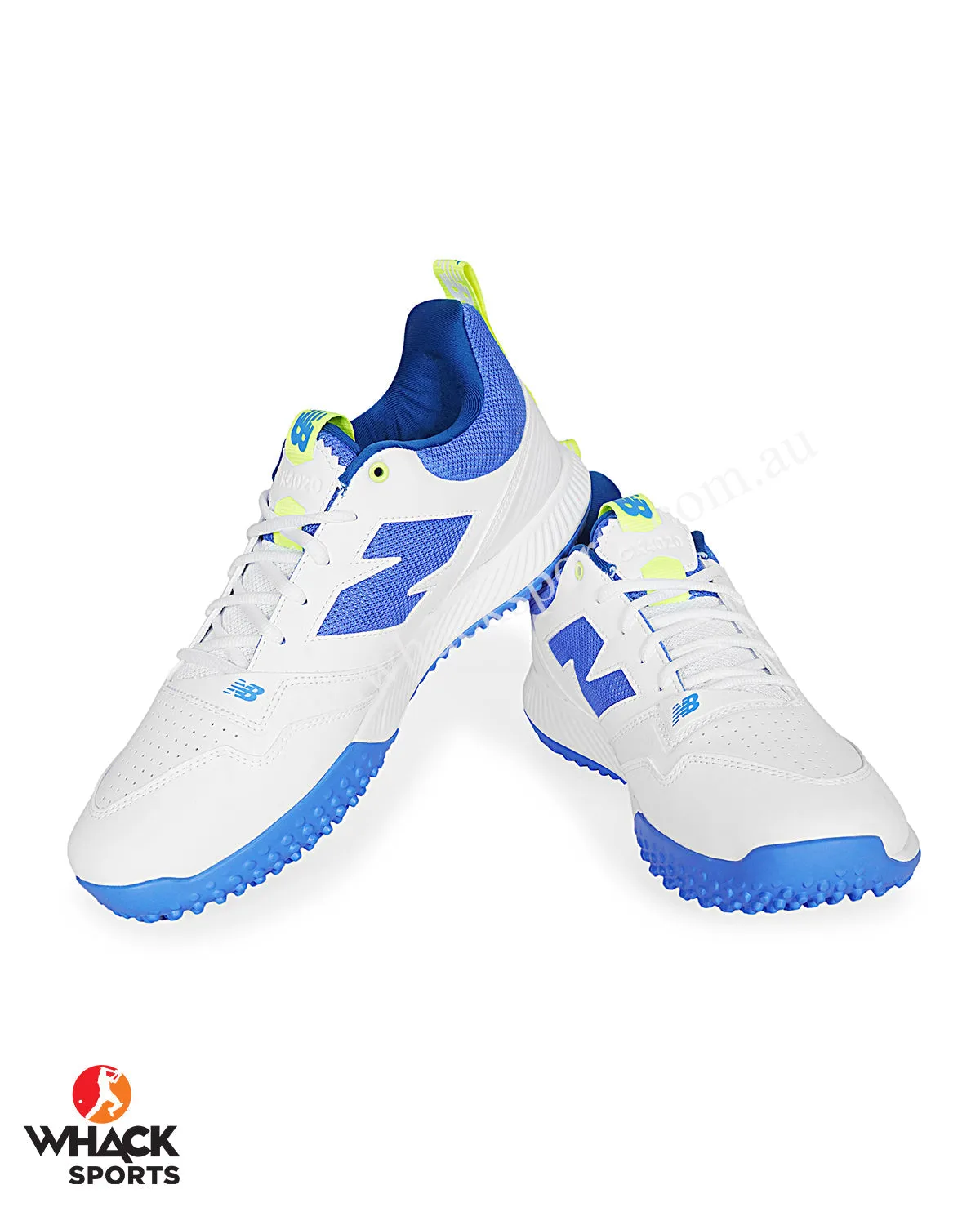 New Balance CK4020 R5 - Rubber Cricket Shoes - White/Blue