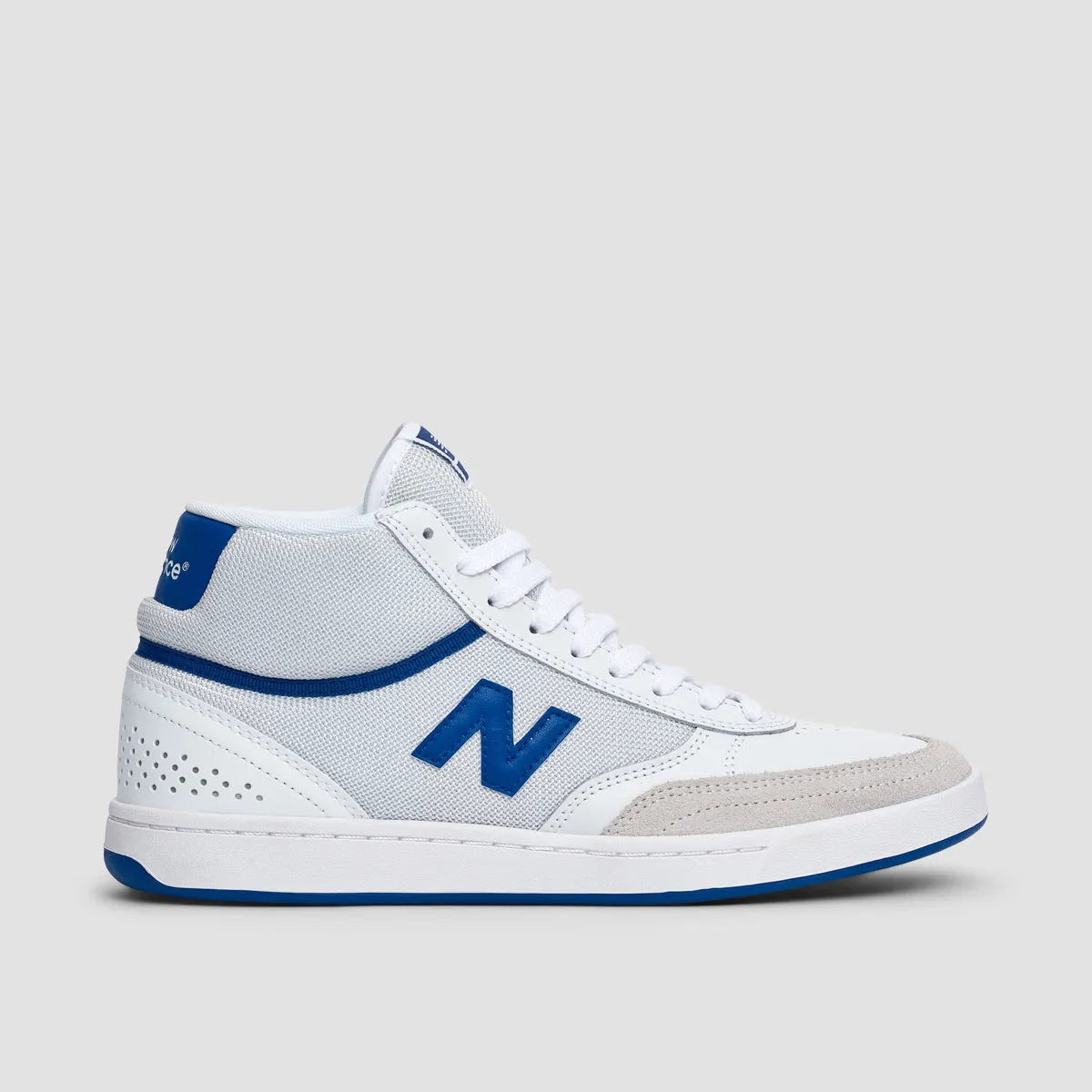 New Balance Numeric 440 High V1 Shoes - White/Royal