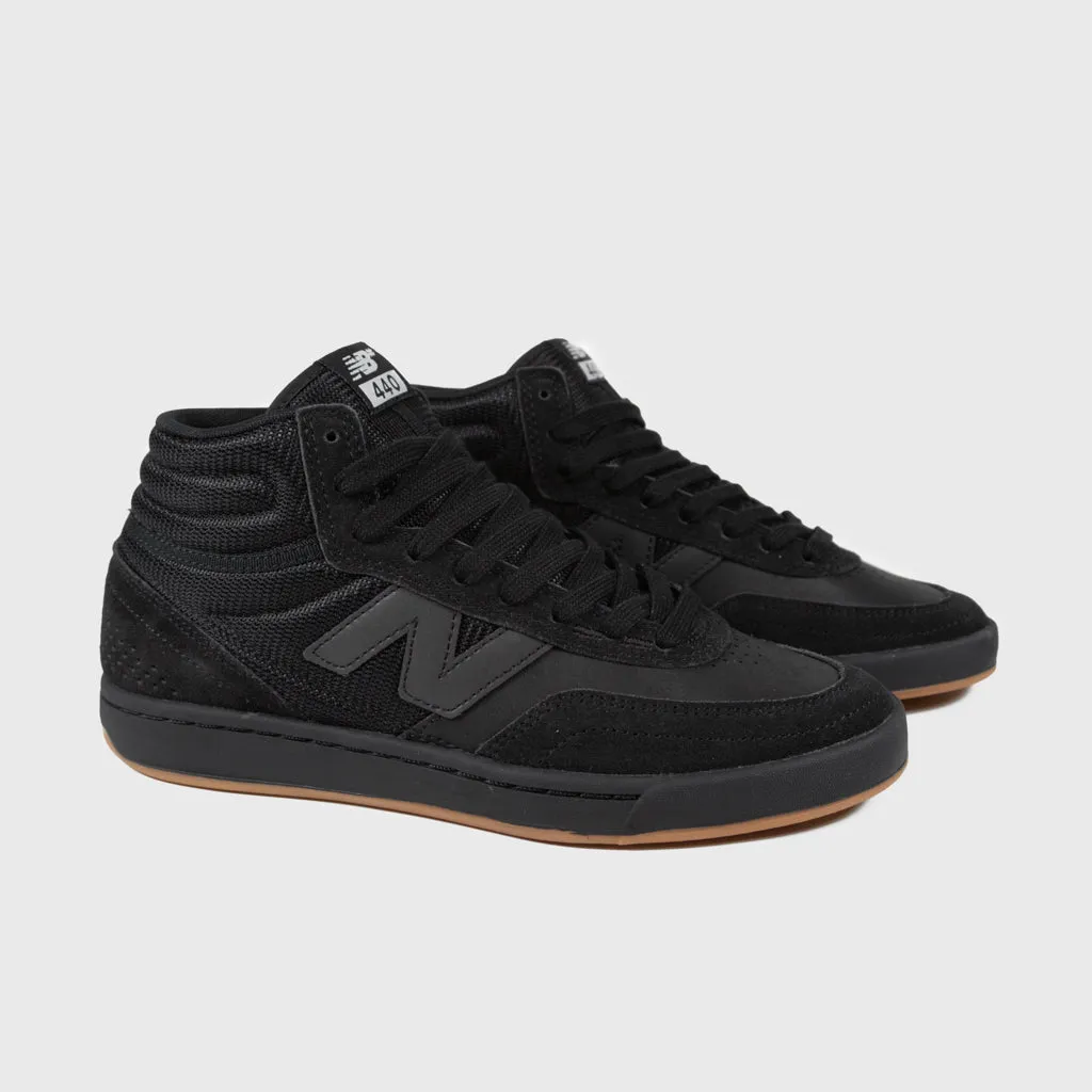 New Balance Numeric - 440 High V2 Shoes - Black / Black