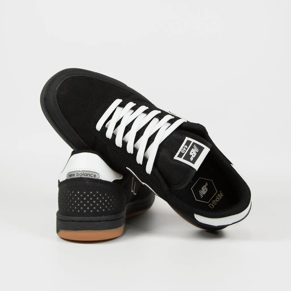 New Balance Numeric - 440 Shoes - Black / White