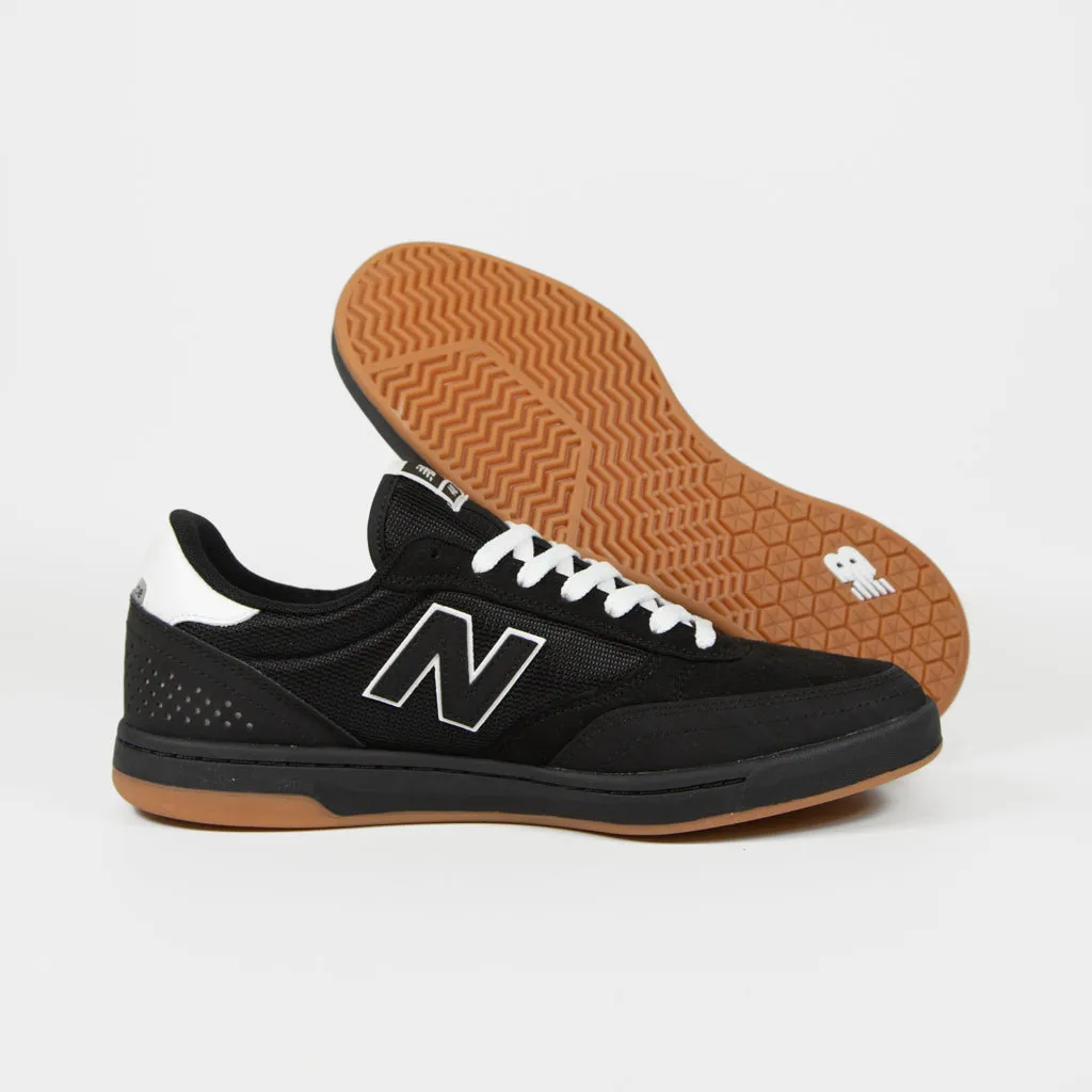 New Balance Numeric - 440 Shoes - Black / White