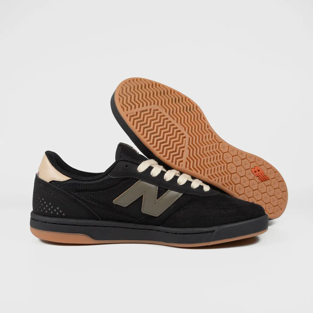 New Balance Numeric - 440 V2 Shoes - Black / Olive