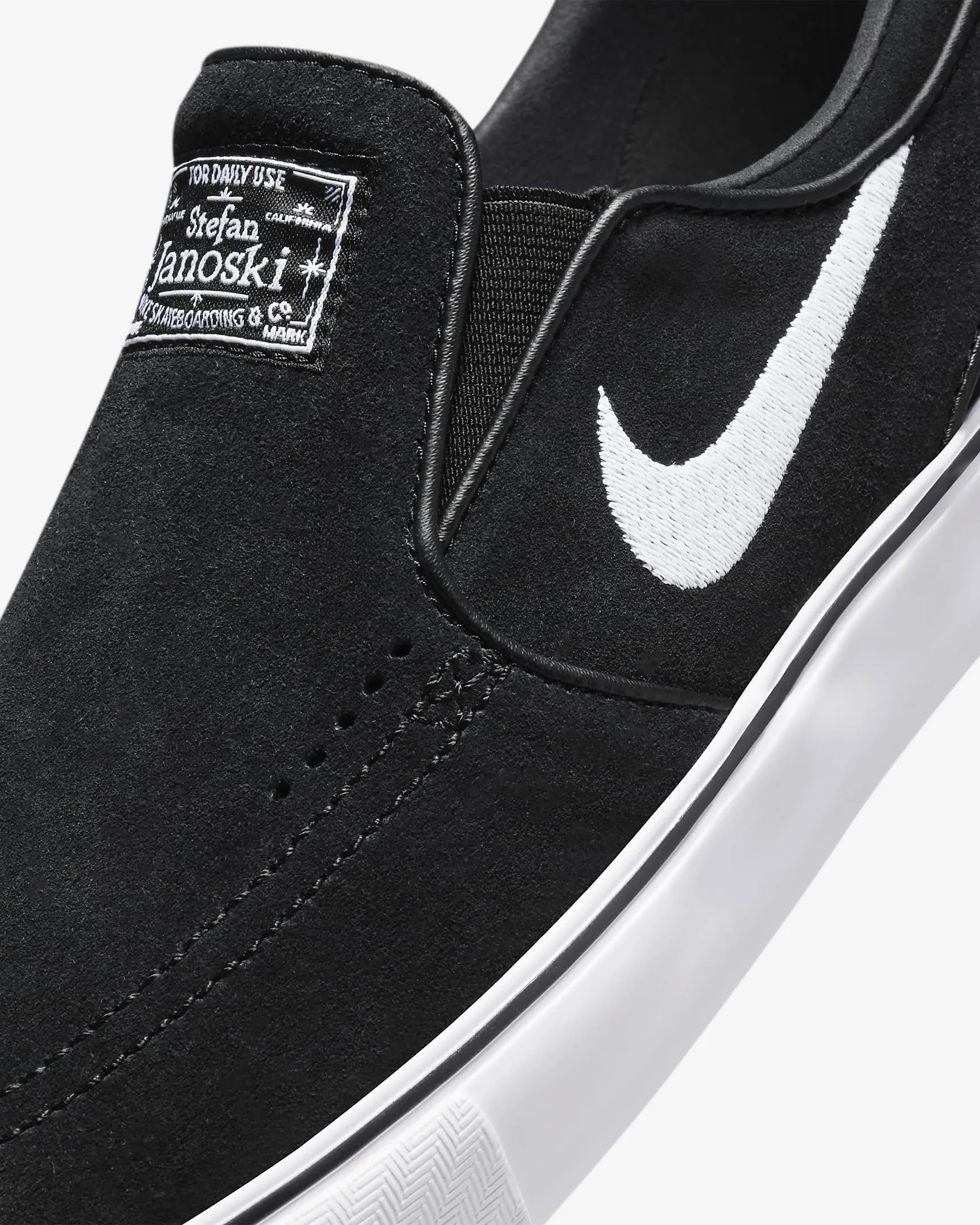 Nike SB Janoski   Slip on-(black/white)