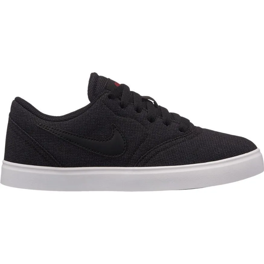 Nike SB Kids Check Canvas (GS) Black Black Team Red