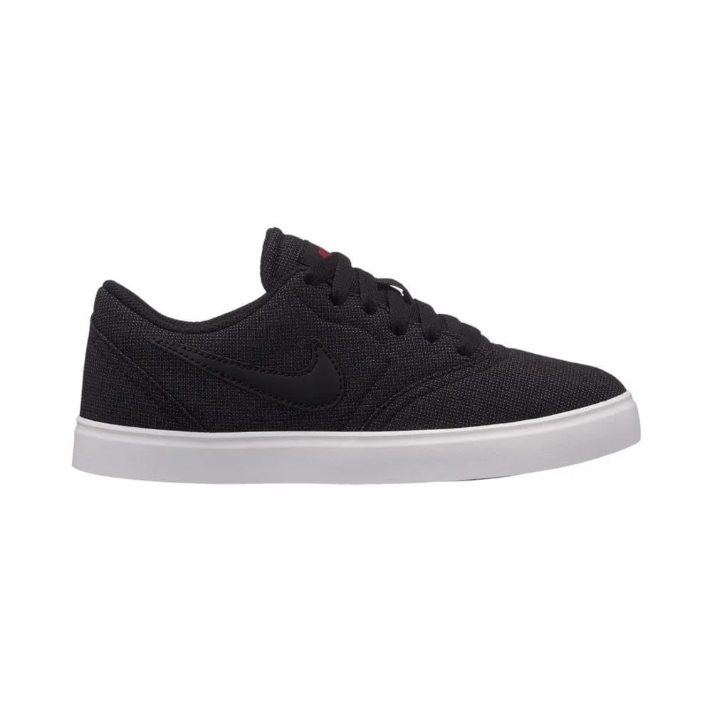 Nike SB Kids Check Canvas (GS) Black Black Team Red