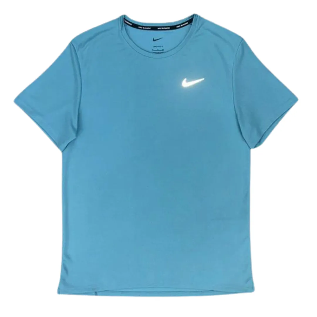 Nike UV Miler T-Shirt - Denim Turquoise