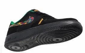 NK Force 1 Low Jamaica Urban Jungle Sneakers - Black