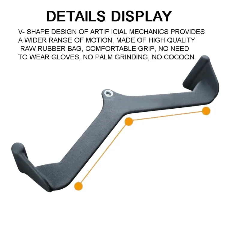 No. 1 Opposite V-shaped Handles Attachments for Pulley and Lat Pulldown Machines