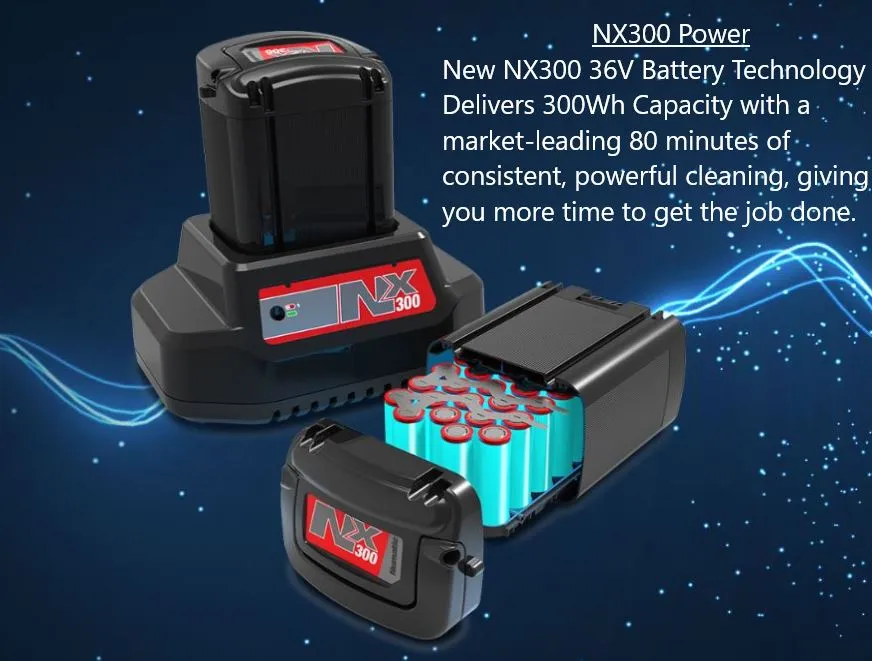 Numatic RSB150NX Cordless Back Pack Battery Vacuum Cleaner