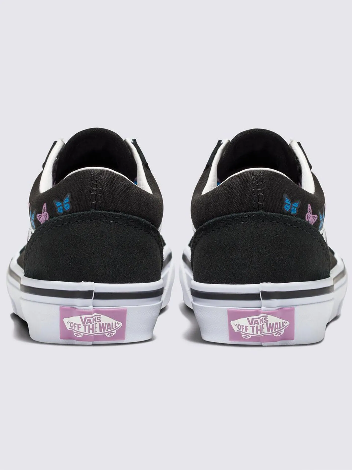 Old Skool Butterfly Kisses Black/Multi Shoes (Kids)