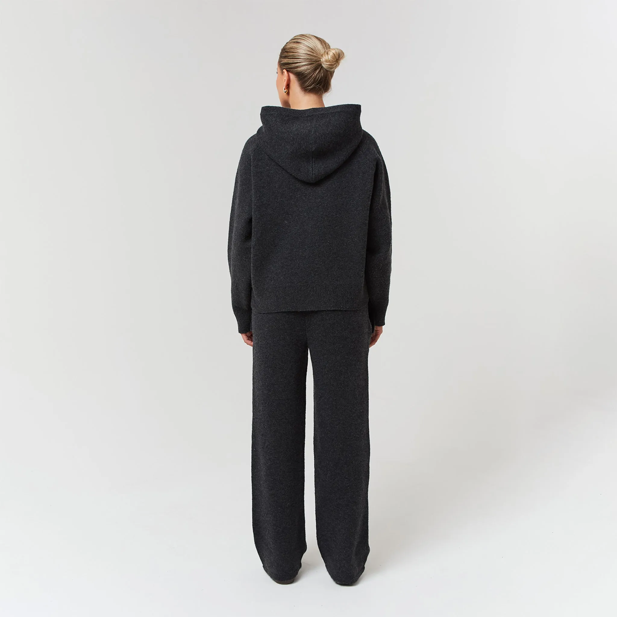 Paris Knit Tracksuit | Charcoal Marl