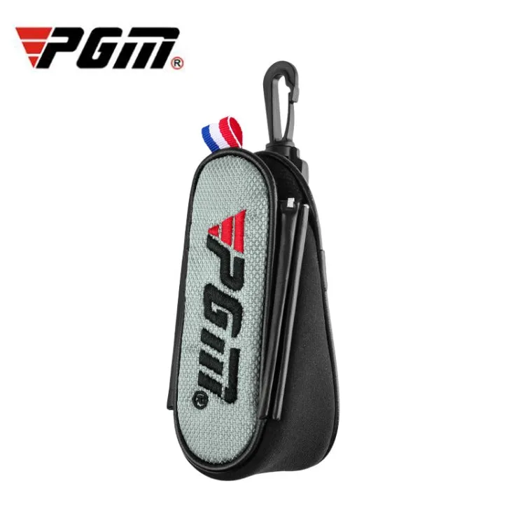 PGM SOB005 Golf Ball Bag Light Waist Bag Magnetic Suction Mini Ball Bag(Grey)