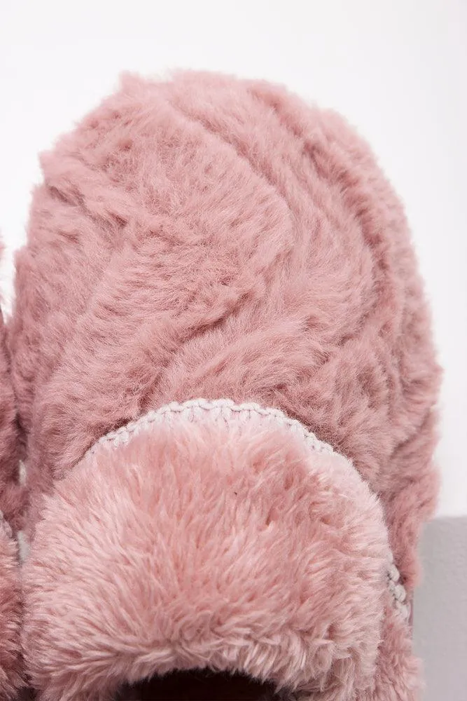 Plush Fur Slipper Pink