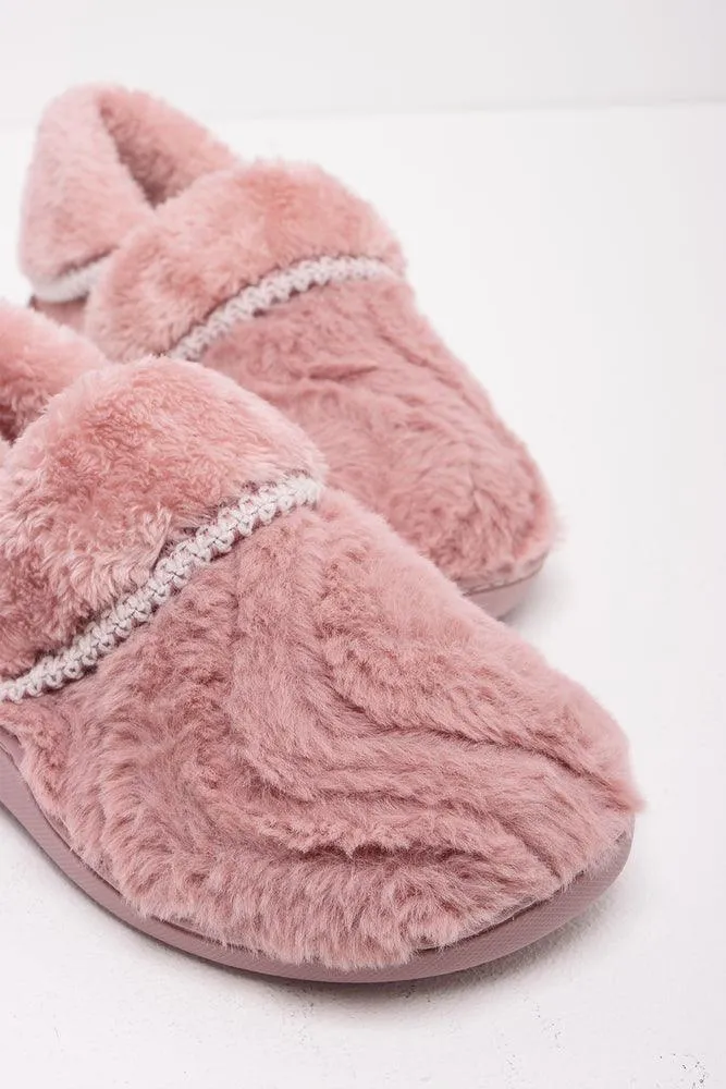 Plush Fur Slipper Pink