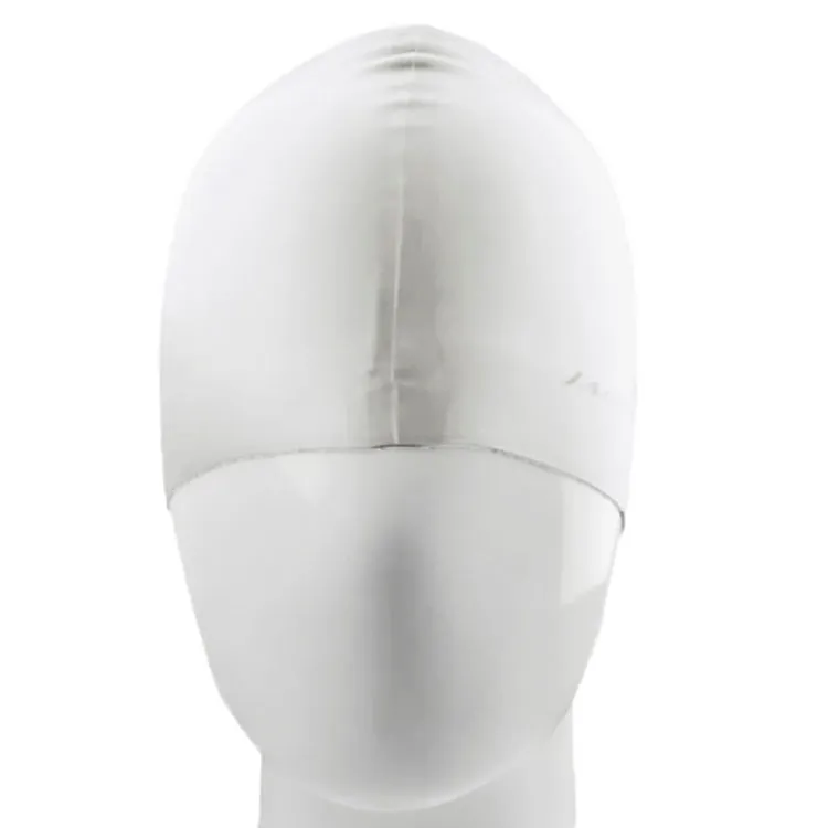 Pure Color Style Elastic Silicone Swimming Cap / Swimming Hat, SC301(White)