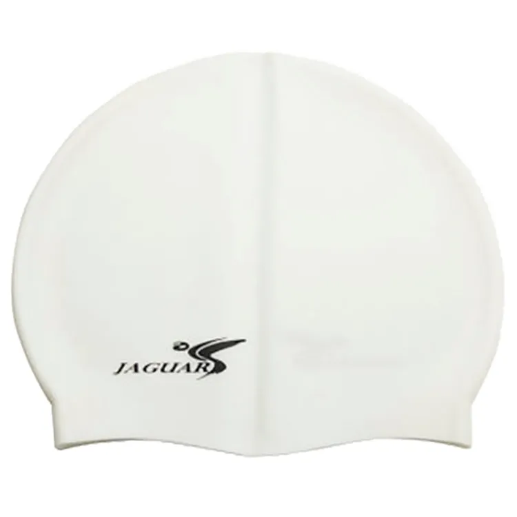 Pure Color Style Elastic Silicone Swimming Cap / Swimming Hat, SC301(White)