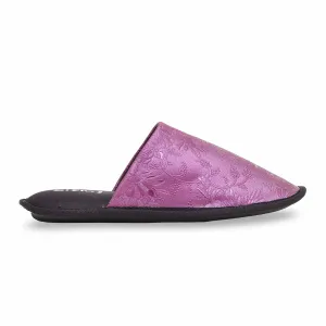 Purple Warm Slipper WN3037