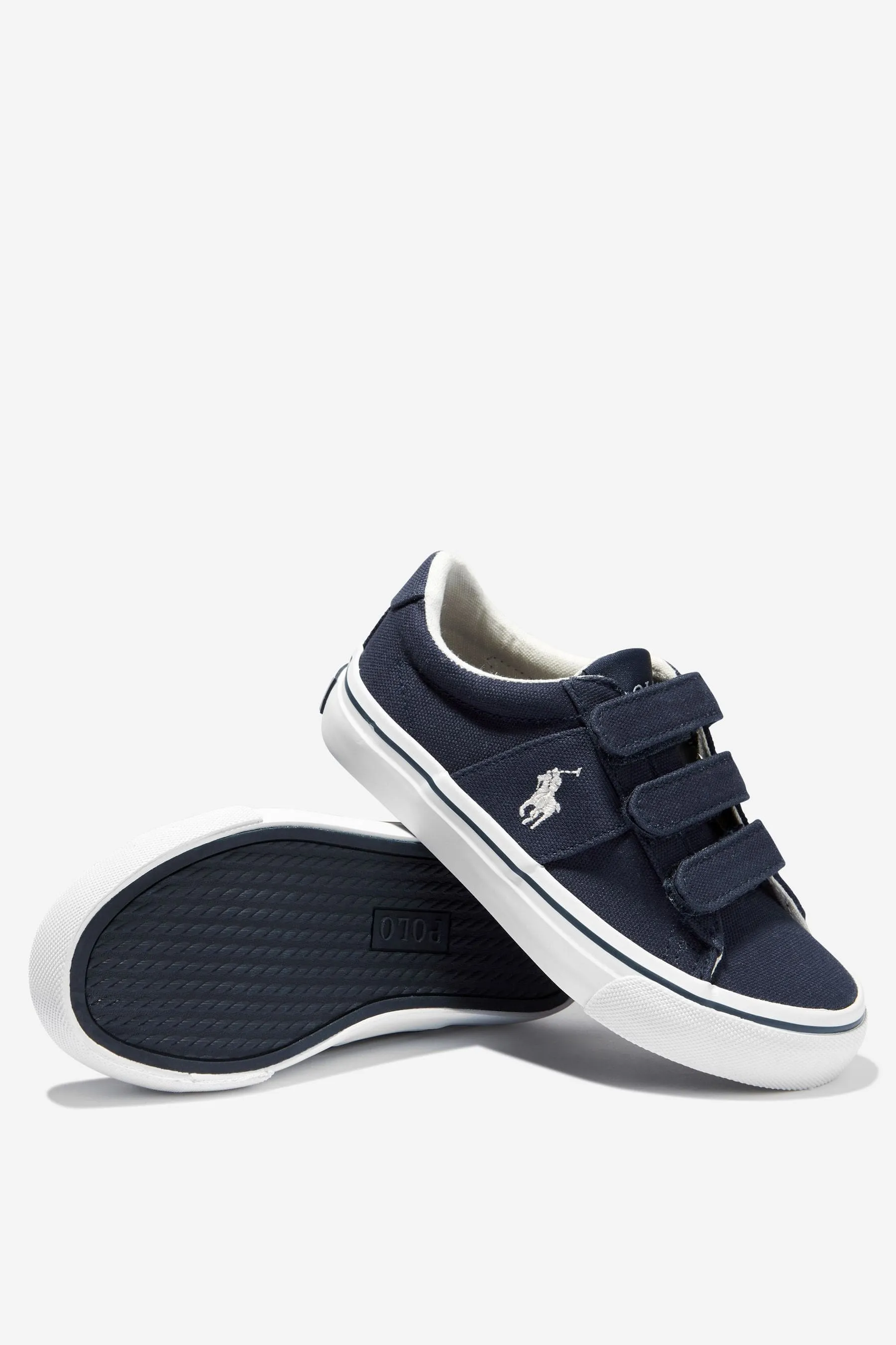 Ralph Lauren Boys Canvas Logo Trainers