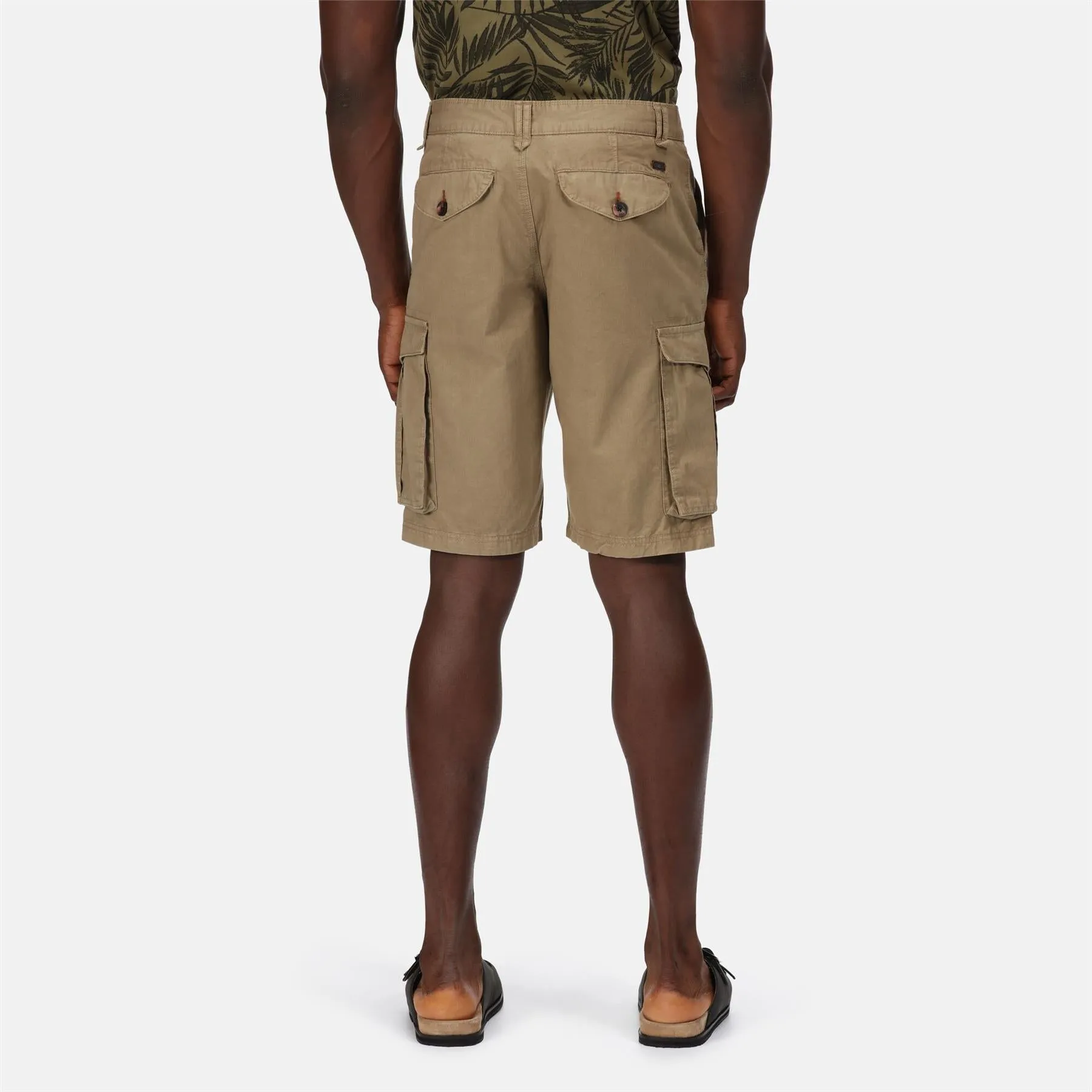 Regatta Mens Shorebay Cargo Breathable Cotton Shorts