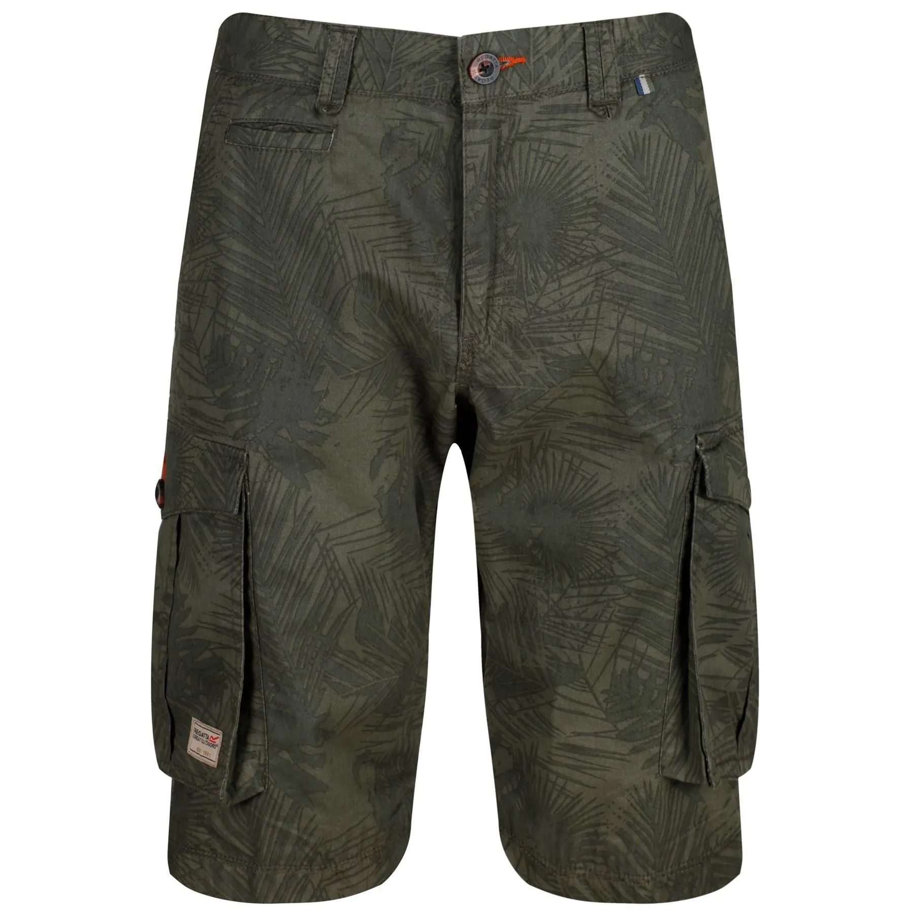 Regatta Mens Shorebay Cargo Breathable Cotton Shorts